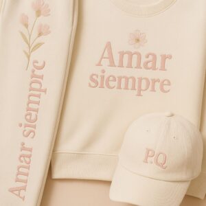 conjunto amar siempre flor